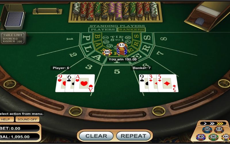 đặt cược Baccarat