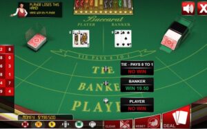 bàn chơi Baccarat trực tuyến