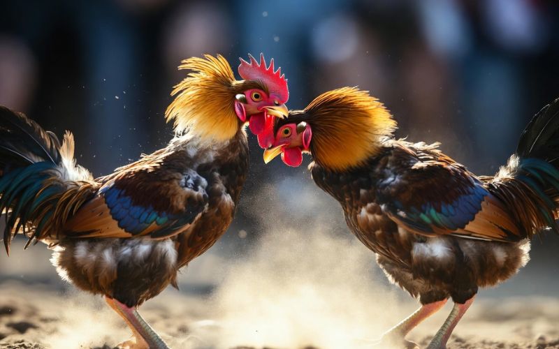 chiến kê với màu mạng nổi bật