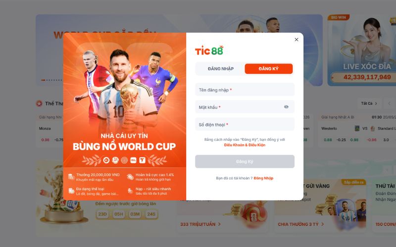 hướng dẫn đăng ký tài khoản