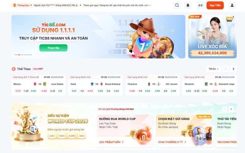 trải nghiệm sân chơi cá cược trực tuyến đẳng cấp